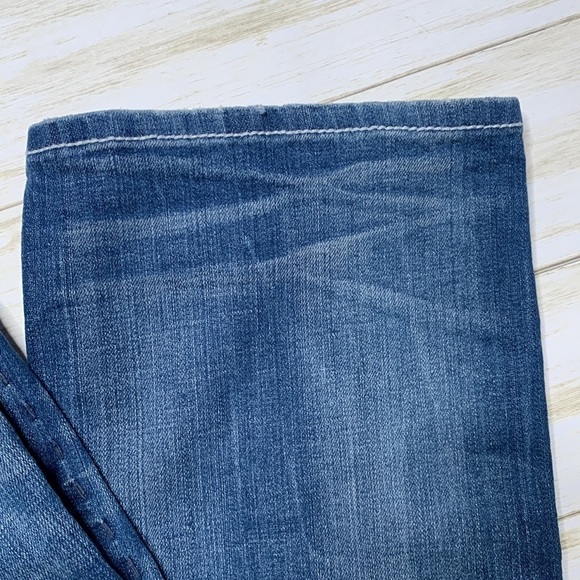 MEK Women's Boot Cut Jeans - Dark Blue - Picture 5 of 13